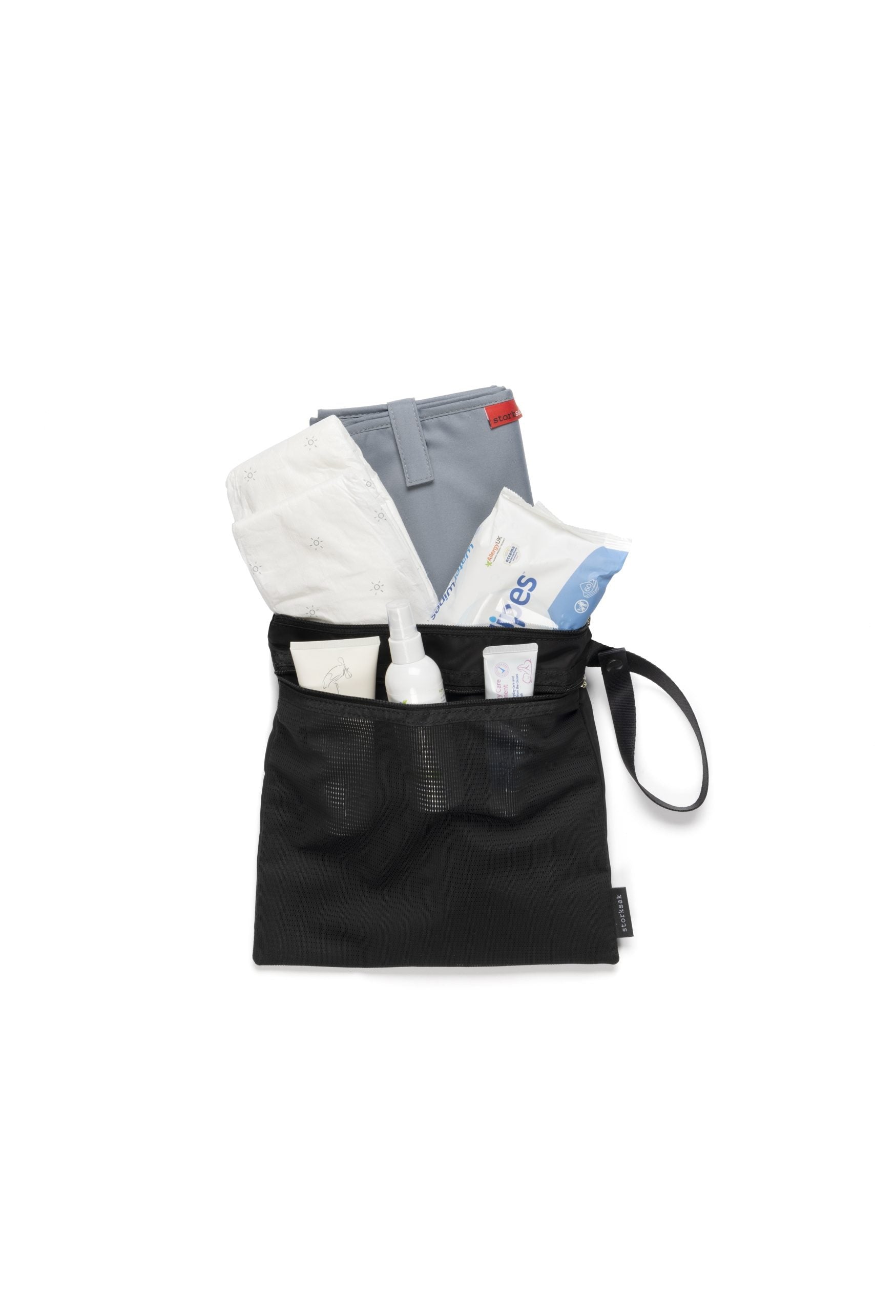Baby Wet Bag & Change Pouch Set - Black