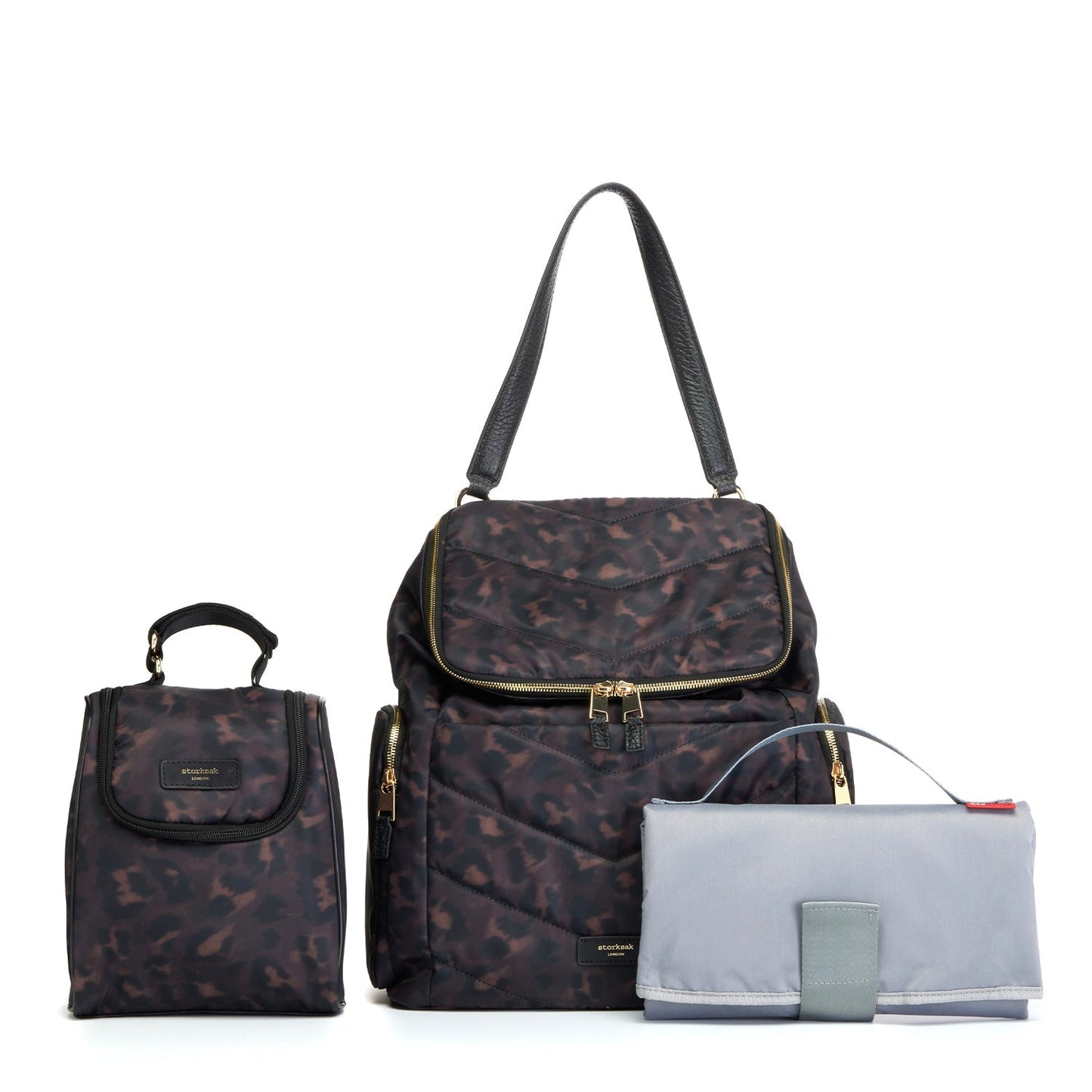 Alyssa Convertible Nappy Bag - Leopard