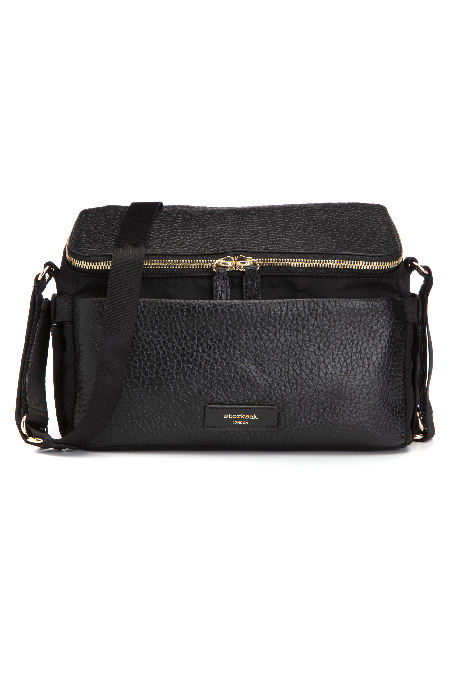 Alyssa Stroller Bag - Black & Gold