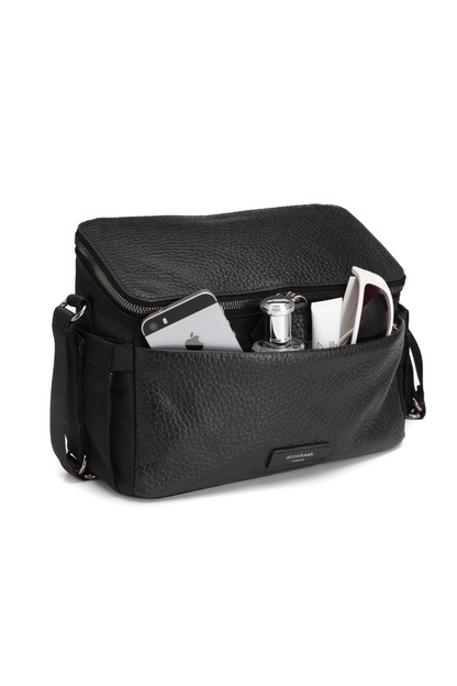 Alyssa Stroller Bag - Black & Gunmetal