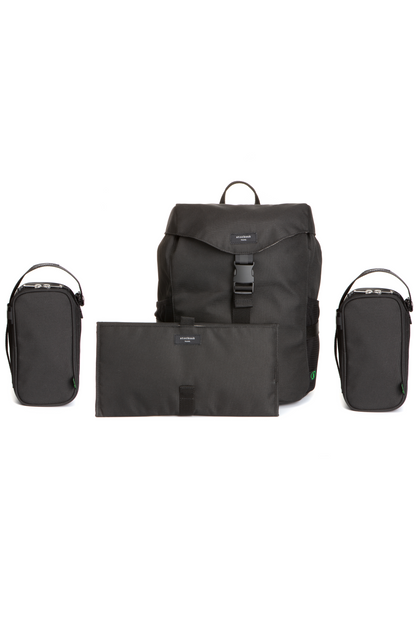 Eco Baby Changing Backpack - Black