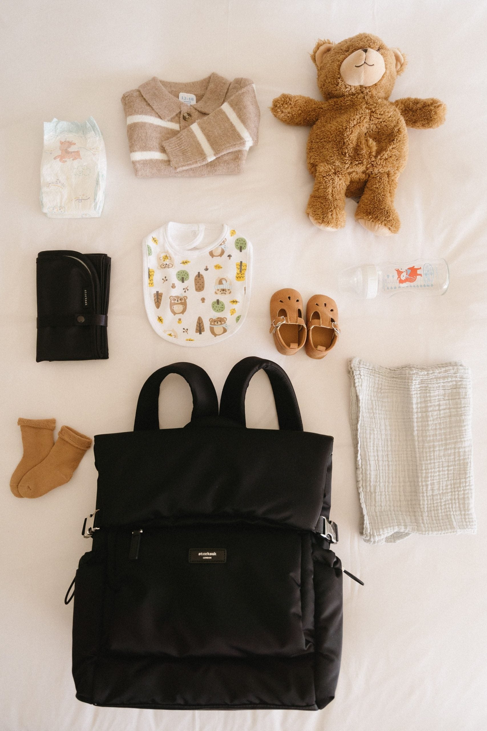 Eco Skye Changing Backpack - Black