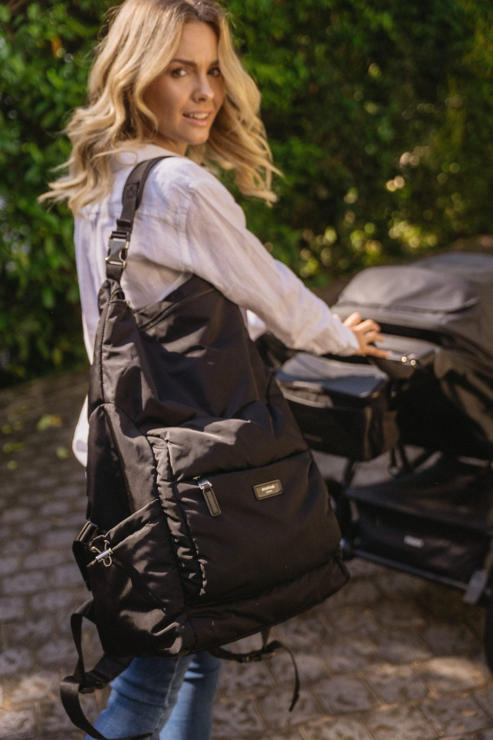 Eco Skye Changing Backpack - Black