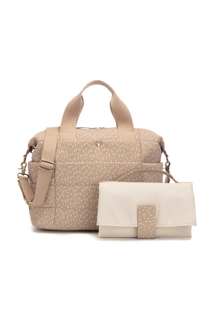 Organic Tote Baby Changing Bag - Seashell