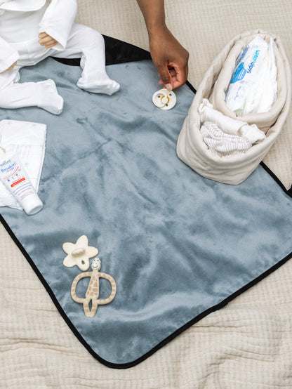 Large Baby Changing Mat - Black
