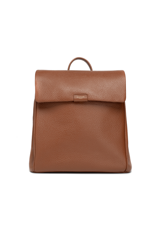 St James Leather Baby Changing Bag - Tan