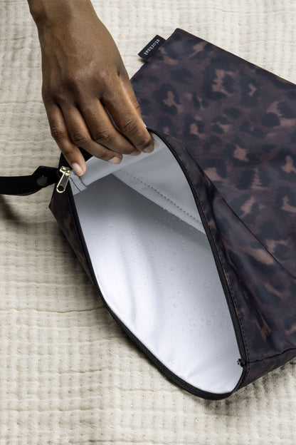 Baby Wet Bag & Change Pouch Set - Leopard