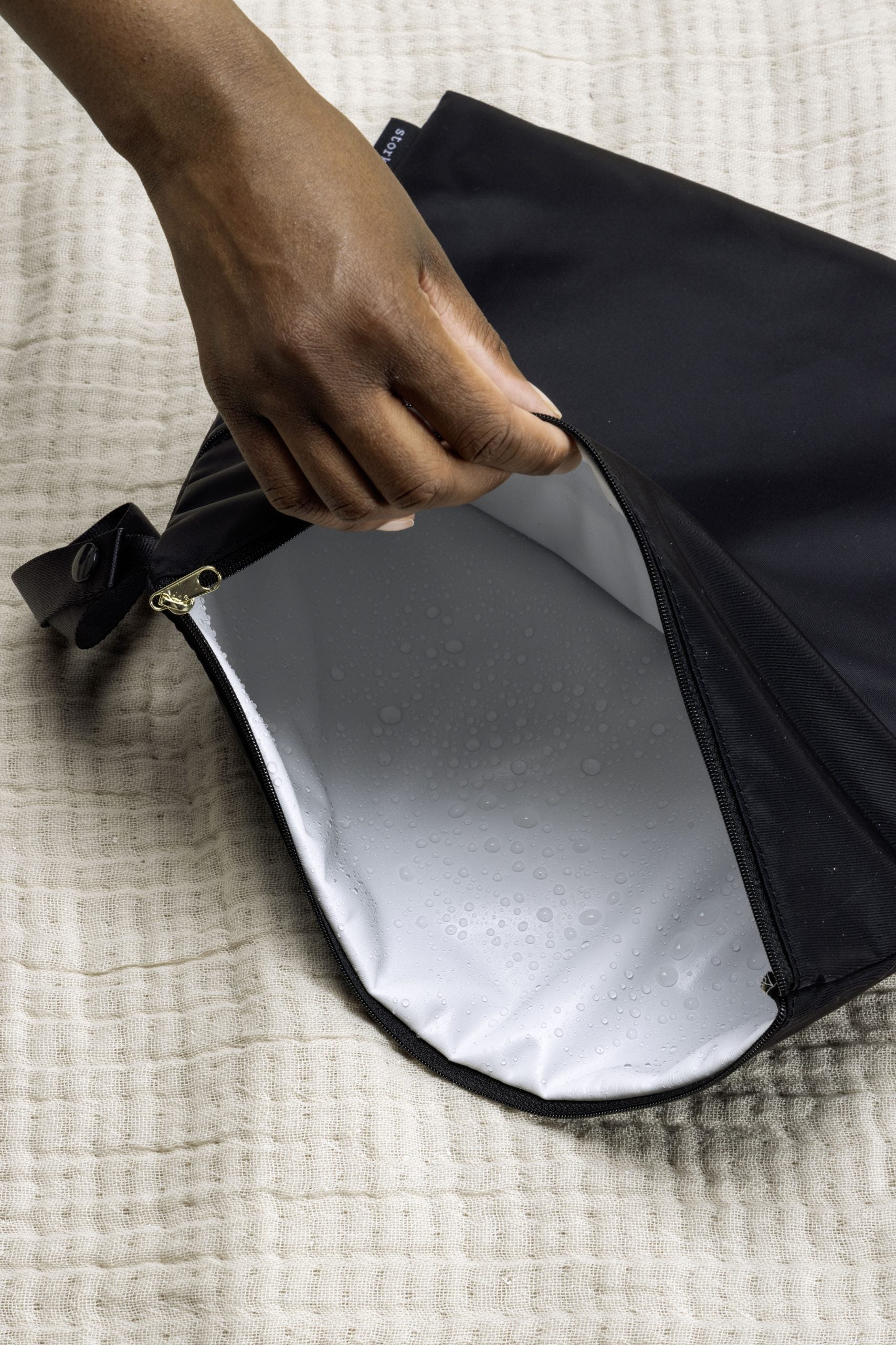 Baby Wet Bag & Change Pouch Set - Black