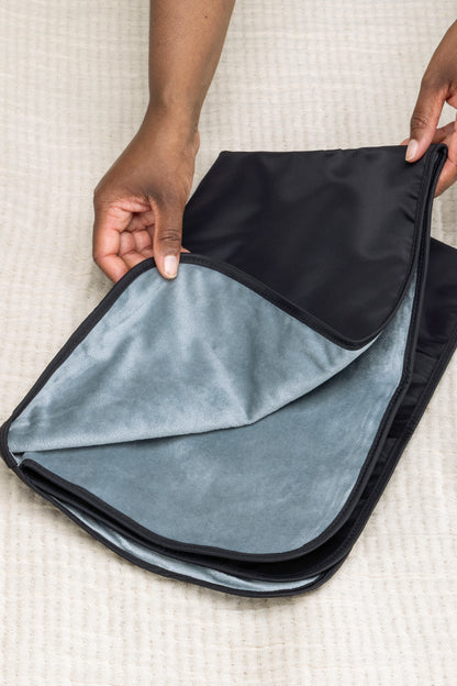 Large Baby Changing Mat - Black