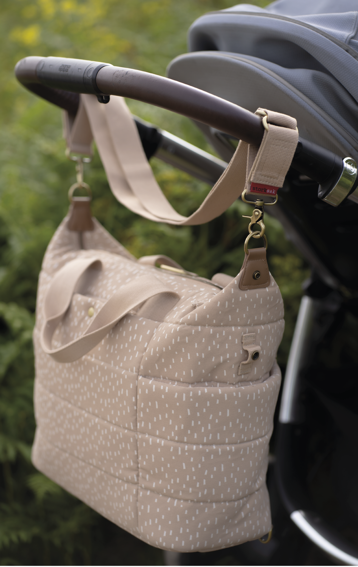 Organic Tote Baby Changing Bag - Seashell