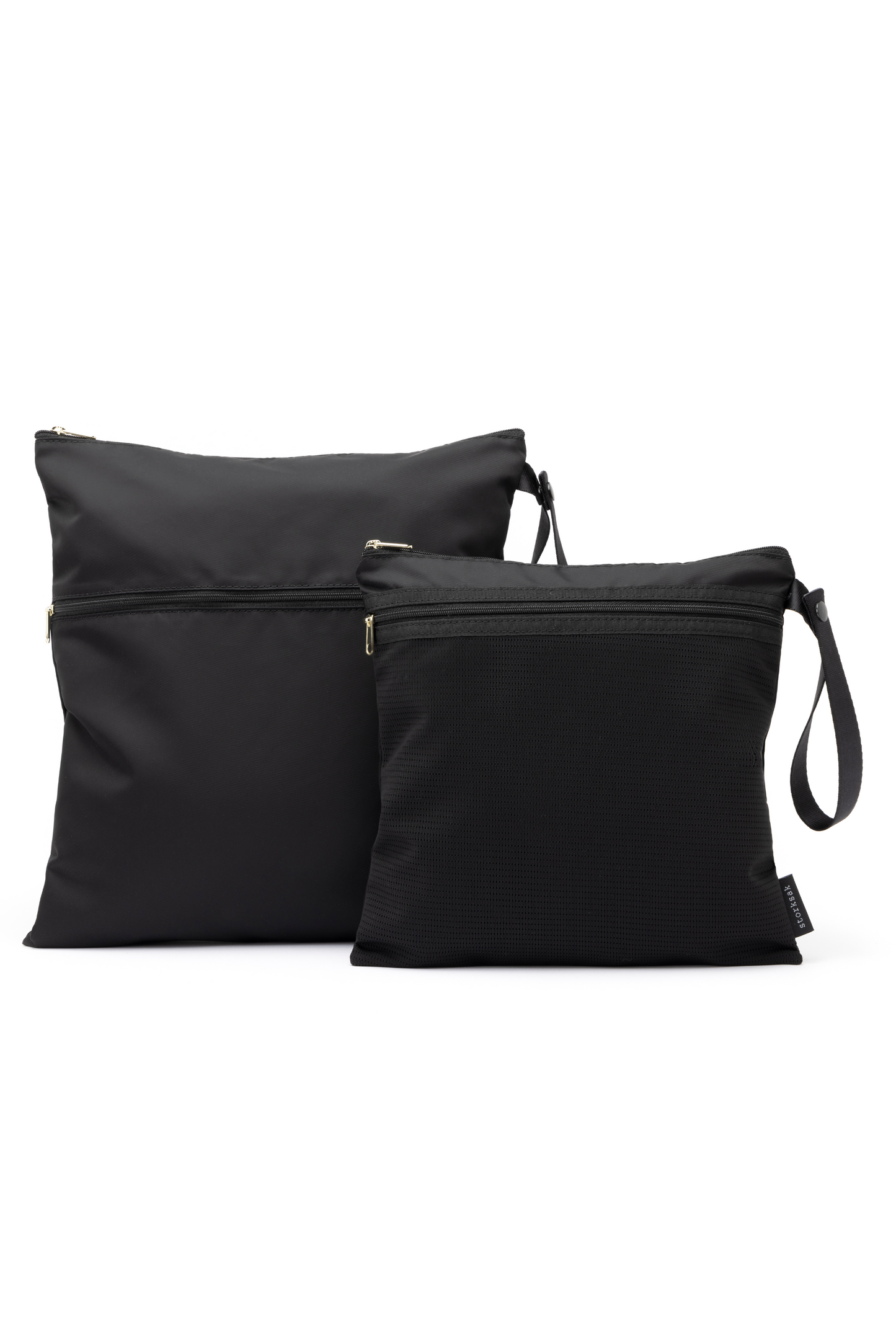 Baby Wet Bag & Change Pouch Set - Black
