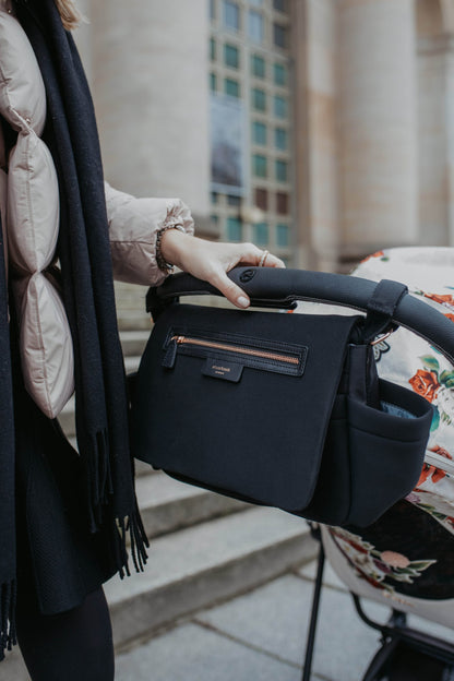 Stroller Organiser - Lux Scuba Black