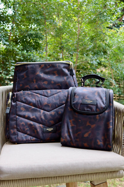 Alyssa Convertible Nappy Bag - Leopard