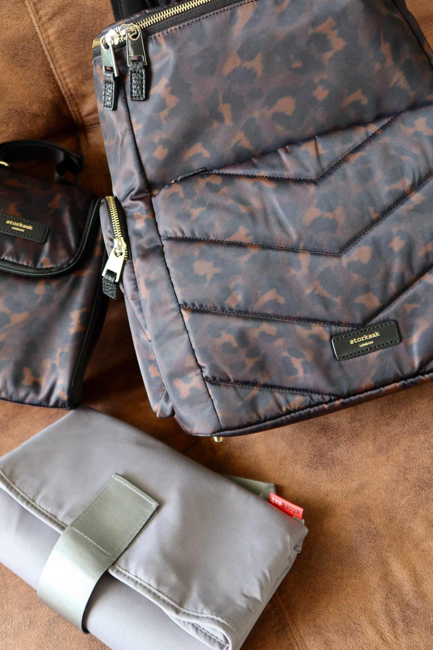 Alyssa Convertible Nappy Bag - Leopard